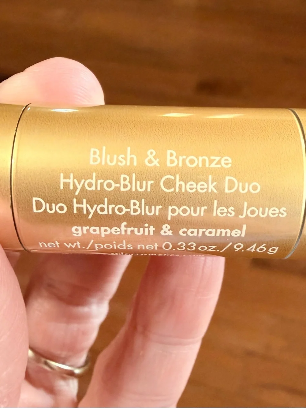 Stila Blush & Bronze Hydro-Blur Cheek Duo - papaya & tan.